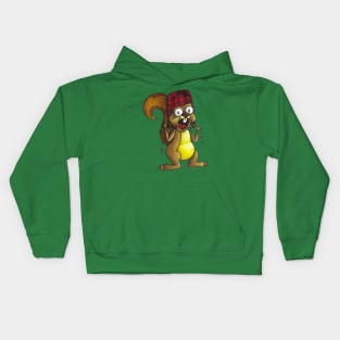 Earl the Squirrel Kids Hoodie